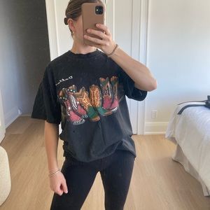 *Vintage* Dallas Cowboy Boot tee